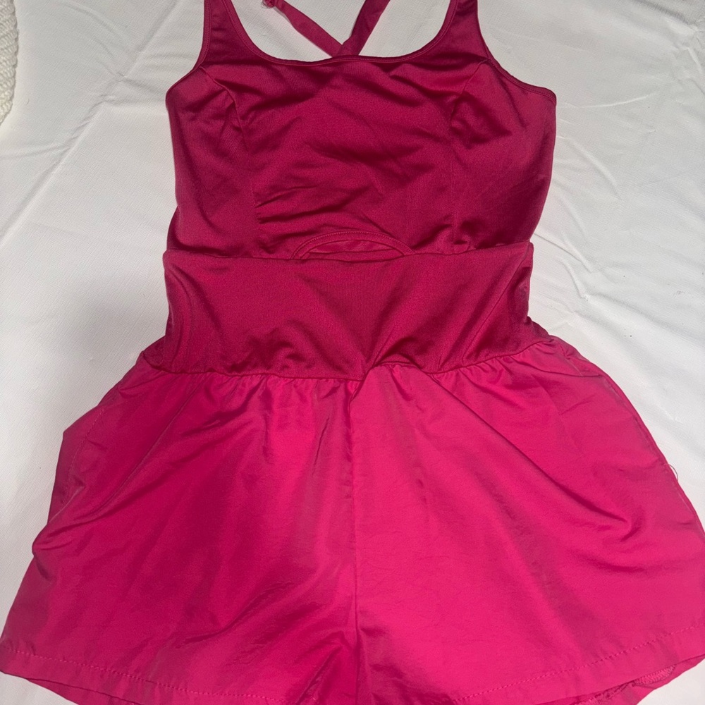 Women’s Pink Athletic Romper